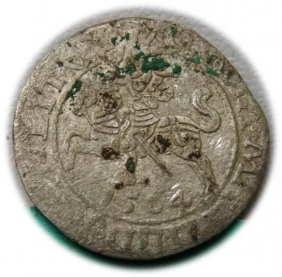 Półgrosz 1564 Zygmunt II August Wilno (1)