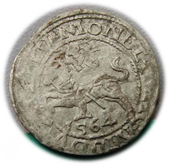 Półgrosz 1564 Zygmunt II August Wilno (1)