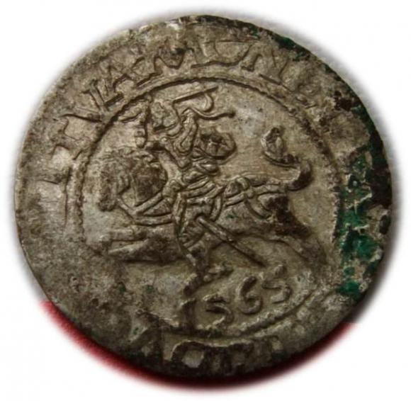 Półgrosz 1565 Zygmunt II August Wilno (1)