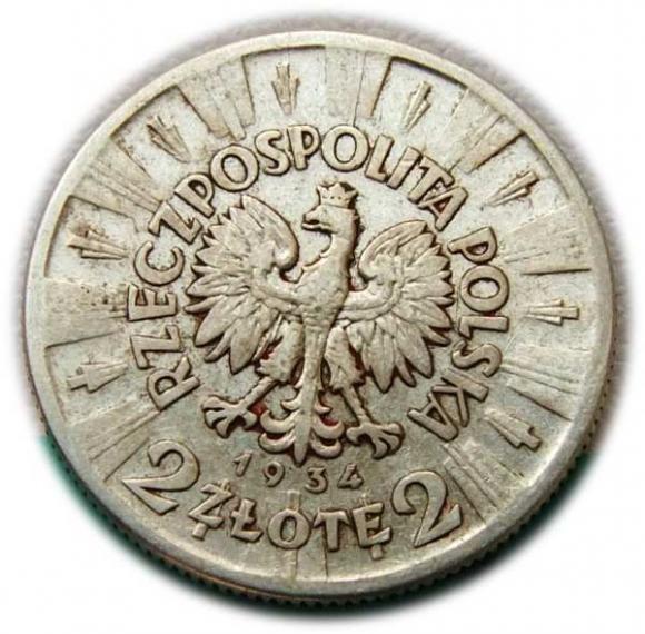 2 złote 1934 Józef Piłsudski Warszawa (2)