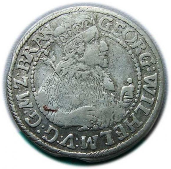 Ort 1623 Jerzy Wilhelm Księstwo Pruskie Królewiec (1)