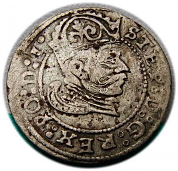 Grosz 1582 Stefan Batory Ryga (1)