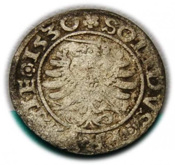 Szeląg 1530 Zygmunt I Stary, Prusy, Toruń (2)