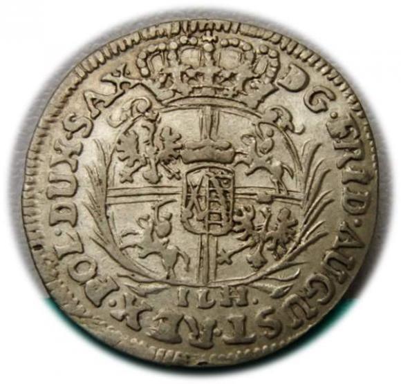 1/12 talara 1704 August II Mocny Drezno (2)