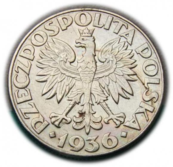 2 złote 1936 Żaglowiec, Warszawa (2)