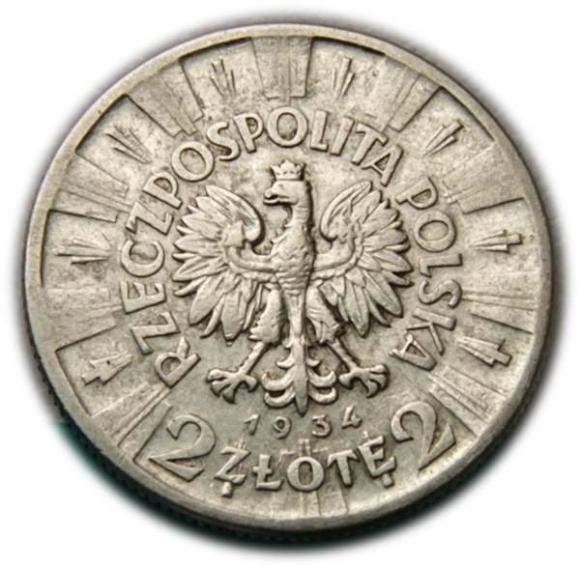 2 złote 1934 Józef Piłsudski Warszawa (2)
