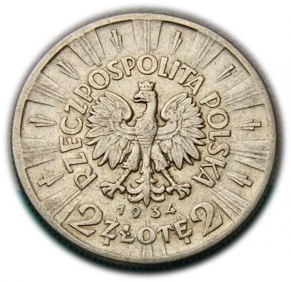 2 złote 1934 Józef Piłsudski, Warszawa (2)
