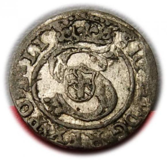 Szeląg 1598 Zygmunt III Waza Ryga (1)