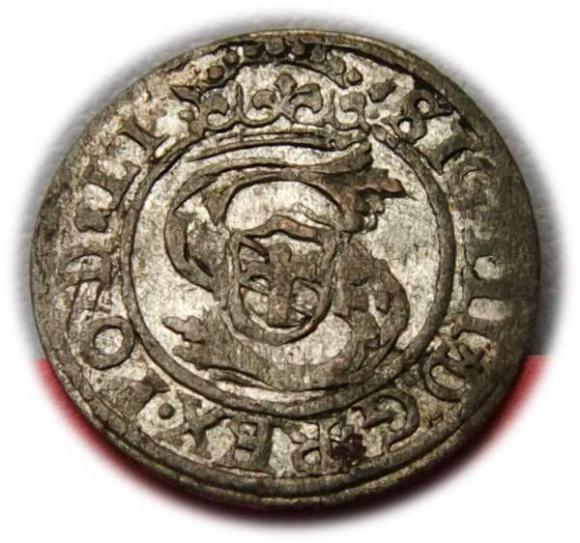 Szeląg 1599 Zygmunt III Waza Ryga (1)