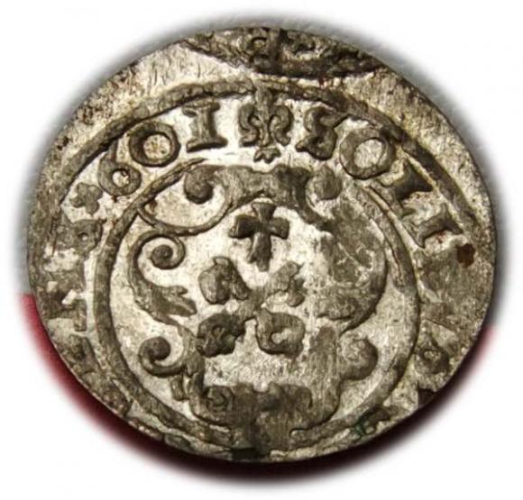 Szeląg 1601 Zygmunt III Waza Ryga (2)