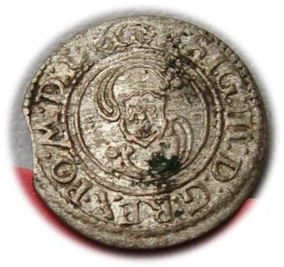 Szeląg 1624 Zygmunt III Waza Wilno (1)