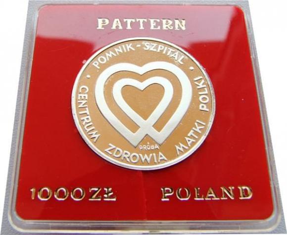 1000 złotych 1986 Centrum Zdrowia Matki Polki próba