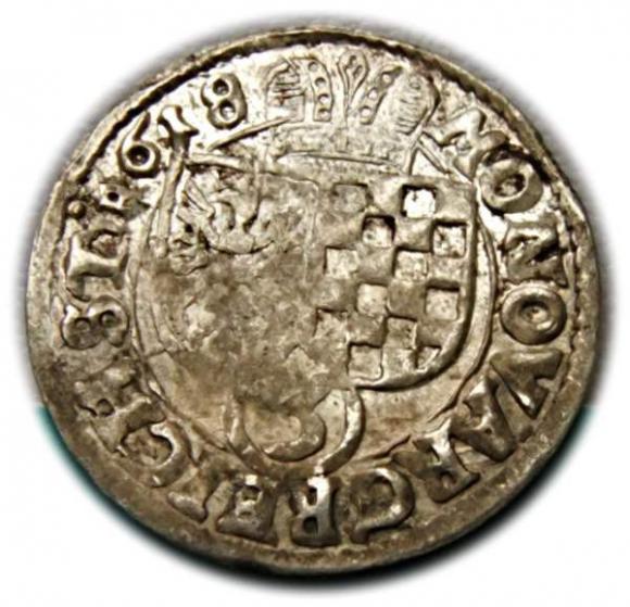 3 krajcary 1618 Jan Krystian Jerzy Rudolf Księstwo Brzesko-Legnicko-Wołowskie Złoty Stok (1)