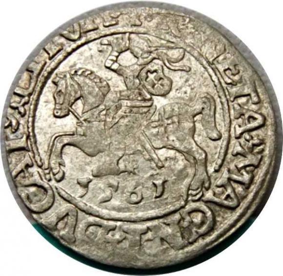 Półgrosz 1561 Zygmunt II August Wilno (1)
