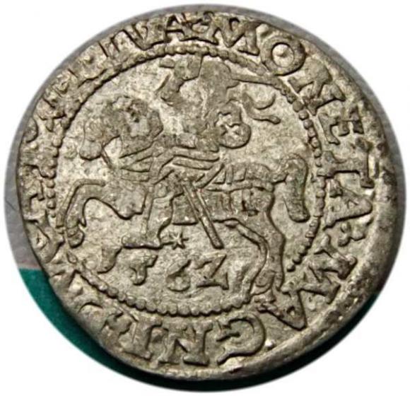 Półgrosz 1562 Zygmunt II August Wilno (1)