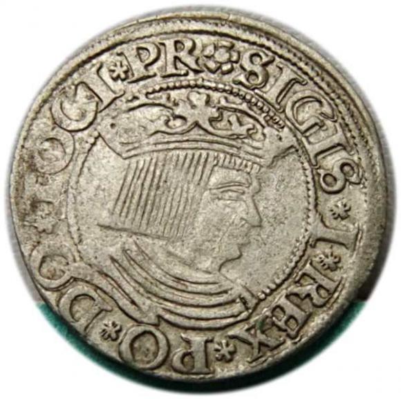 Grosz 1534 Zygmunt I Stary Gdańsk (1)