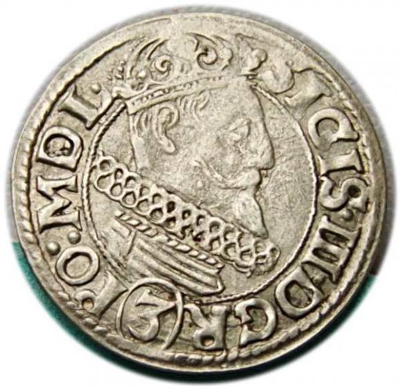 3 krajcary 1616 Zygmunt III Waza Kraków (1)