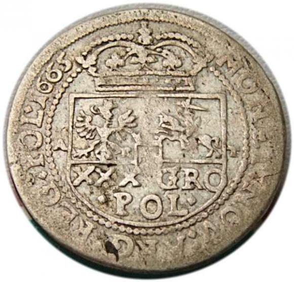 Tymf 1665 Jan Kazimierz Bydgoszcz / Kraków (2)