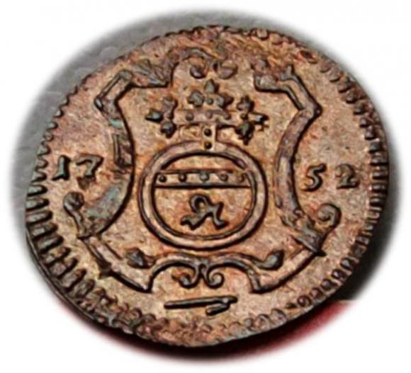 Halerz 1752 August III Drezno (1)