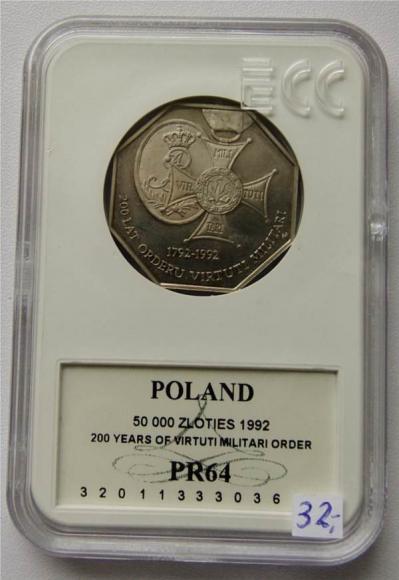 50.000 złotych 1992 200 lat orderu Virtuti Militari (1)