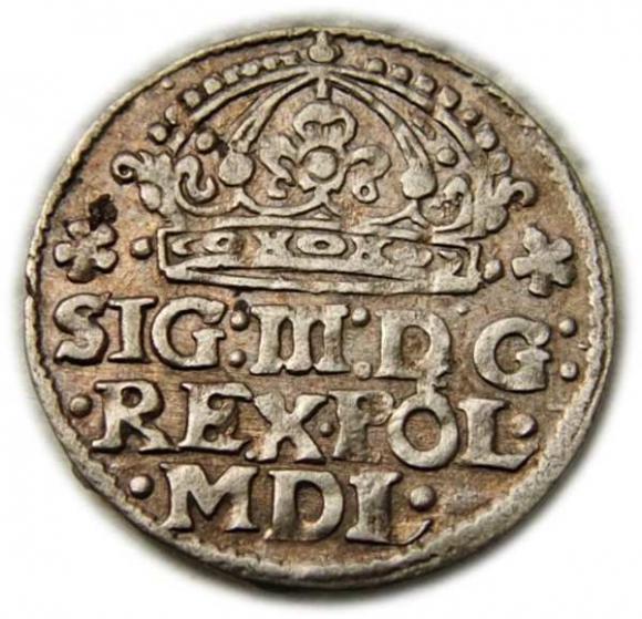 Grosz 1614 Zygmunt III Waza Kraków (1)