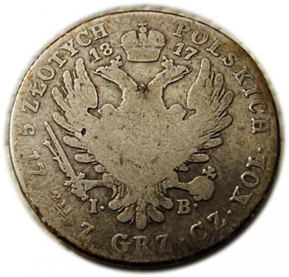 5 złotych 1817 Aleksander I Romanow Królestwo polskie pod zaborem Warszawa (2)