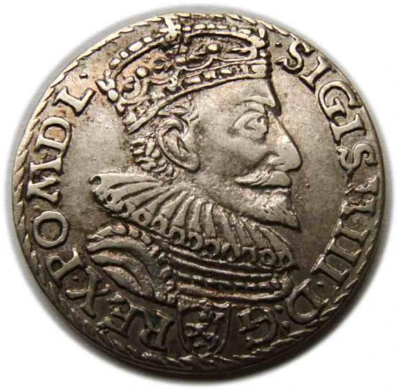 Trojak 1593 Zygmunt III Waza Malbork (1)