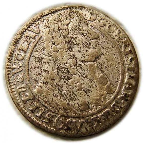 15 krajcarów 1664 Chrystian Wołowski Księstwo Brzesko - Legnicko - Wołowskie Brzeg (1)