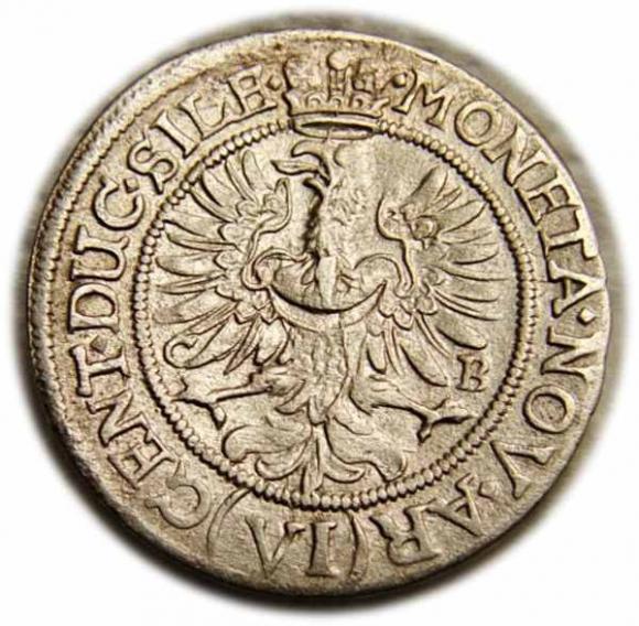 6 krajcarów 1673 Ludwika Anhalcka Księstwo Brzesko-Legnicko-Wołowskie Brzeg (2)