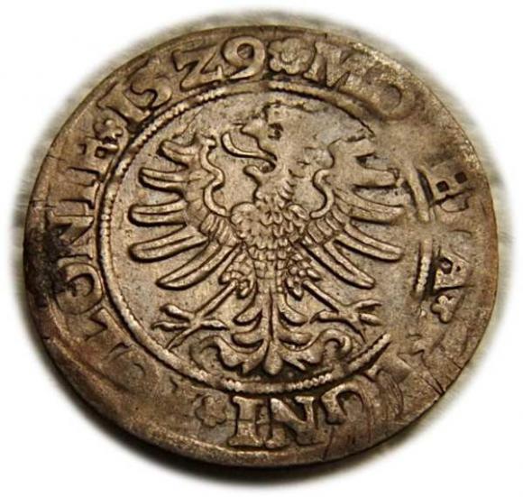 Grosz 1529 Zygmunt I Stary Kraków (2)