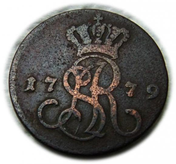 Grosz 1779 Stanisław August Poniatowski Warszawa (1)