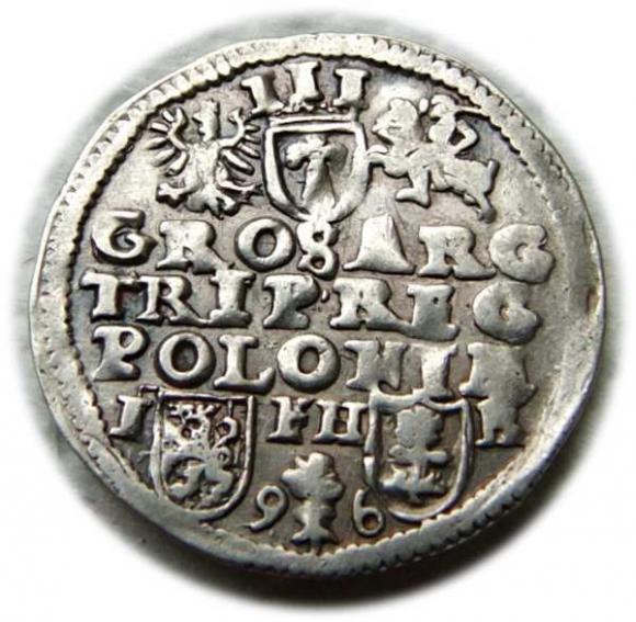 Trojak 1596 Zygmunt III Waza Poznań (2)