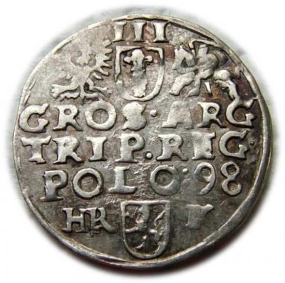 Trojak 1598 Zygmunt III Waza Wschowa (2)