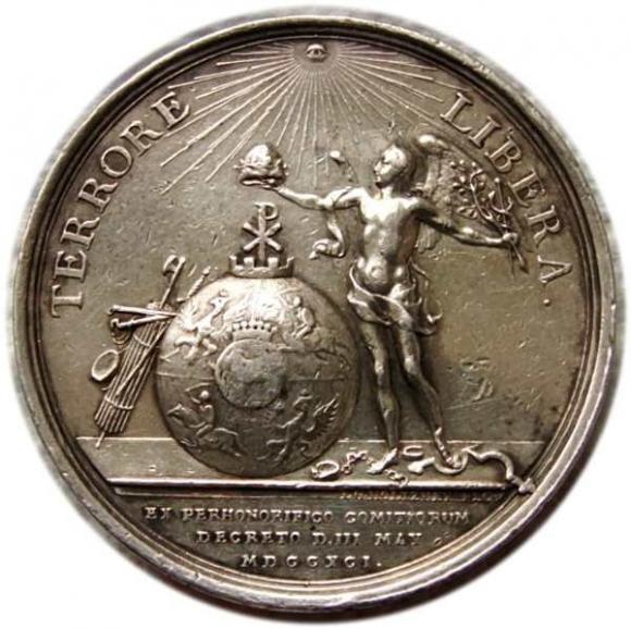 Medal 1791 Stanisław August Poniatowski Konstytucja 3 Maja (2)