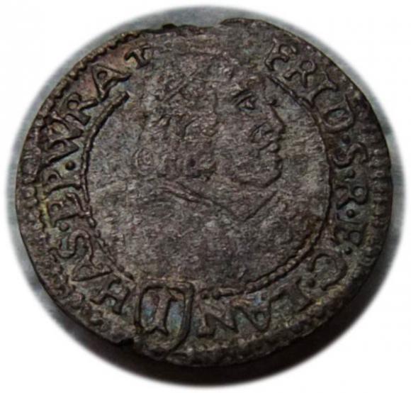 1 krajcar 1681 Fryderyk Heski Księstwo Nyskie Biskupów Wrocławskich Nysa (1)