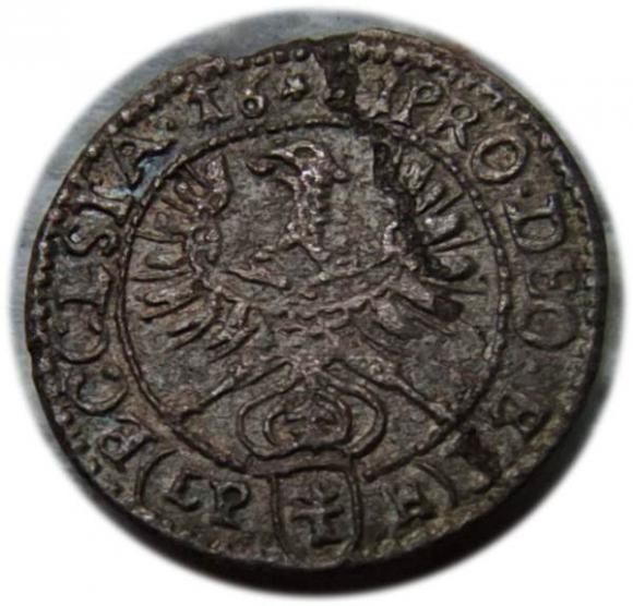 1 krajcar 1681 Fryderyk Heski Księstwo Nyskie Biskupów Wrocławskich Nysa (2)