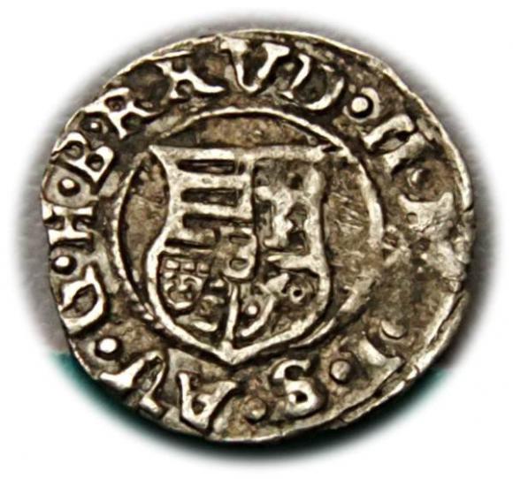 Denar 1589 Rudolf II Habsburg Węgry (2)