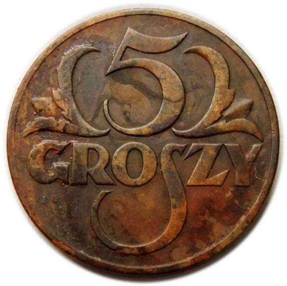 5 groszy 1936 II RP Warszawa (1)