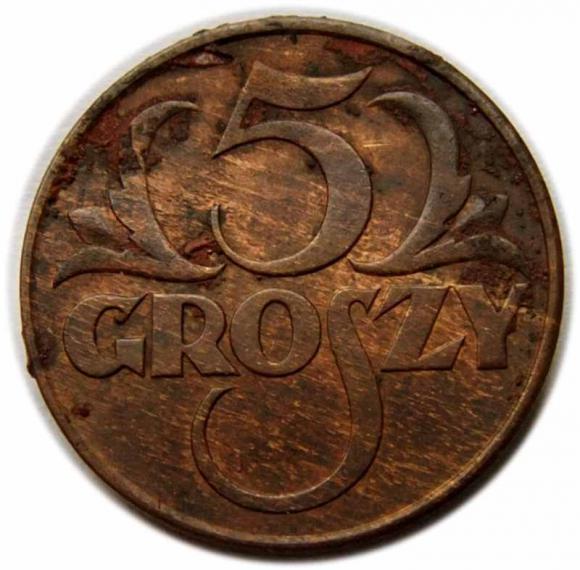 5 groszy 1936 II RP Warszawa (1)