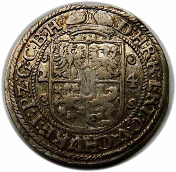 Ort 1624 Jerzy Wilhelm Księstwo Pruskie Królewiec (2)