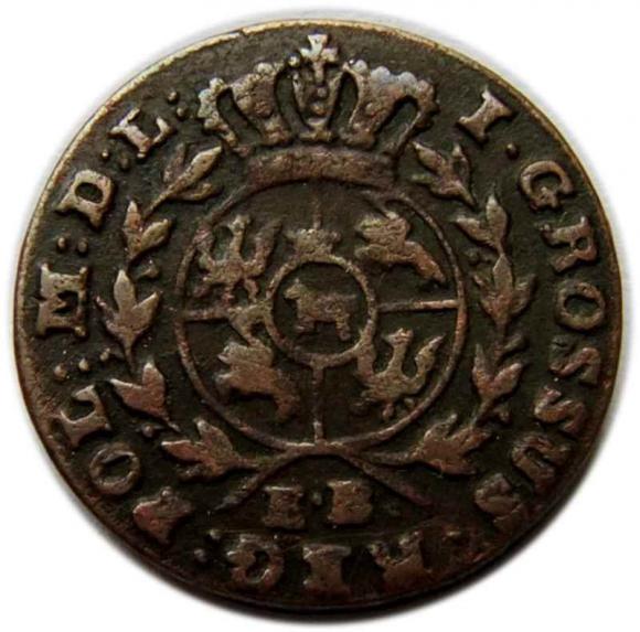 Grosz 1790 Stanisław August Poniatowski Warszawa (2)