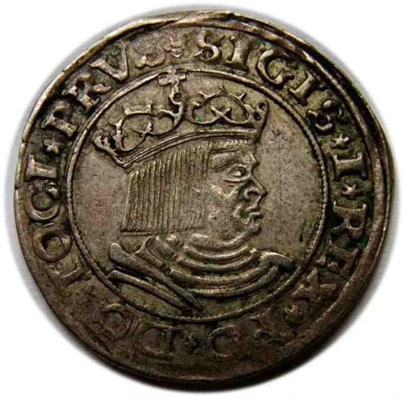 Grosz pruski 1530 Zygmunt I Stary Prusy Królewskie Toruń (1)