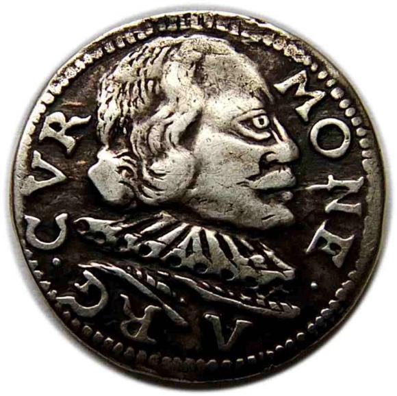 Trojak 1598 Wilhelm Kettler Księstwo Kurlandzkie Mitawa (1)