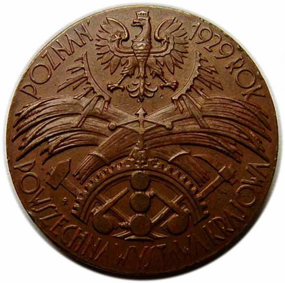 Medal 1929 Powszechna Wystawa Krajowa Poznań  (2)