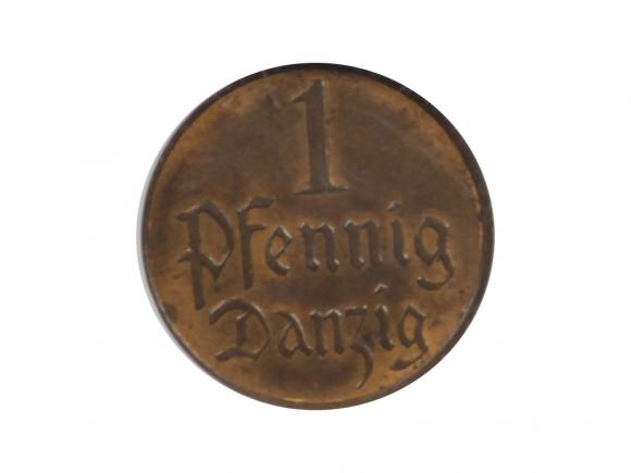 Wolne Miasto Gdańsk, 1 fenig 1937, MS 63 BN (3)