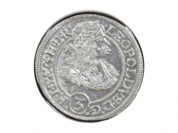 3 krajcary 1670, Wrocław, Leopold I (1)