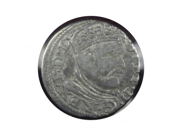 Trojak 1585, Ryga, Stefan Batory (1)