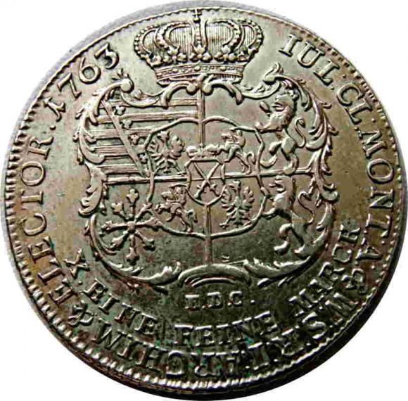 Fryderyk Krystian, talar, Lipsk 1763 (2)