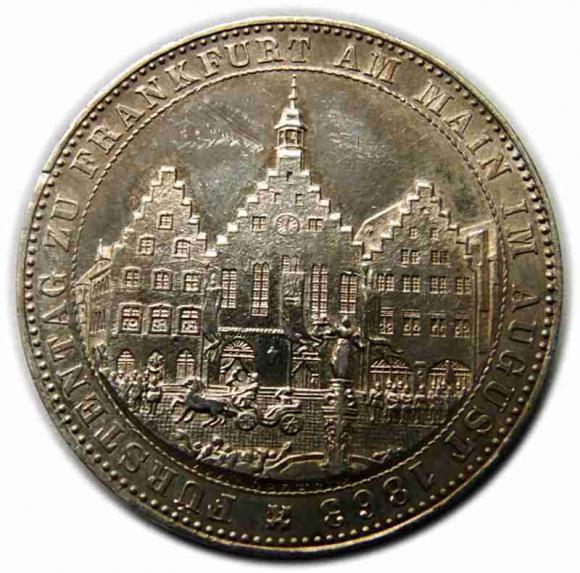 Talar 1863 Wolne Miasto Frankfurt (1)