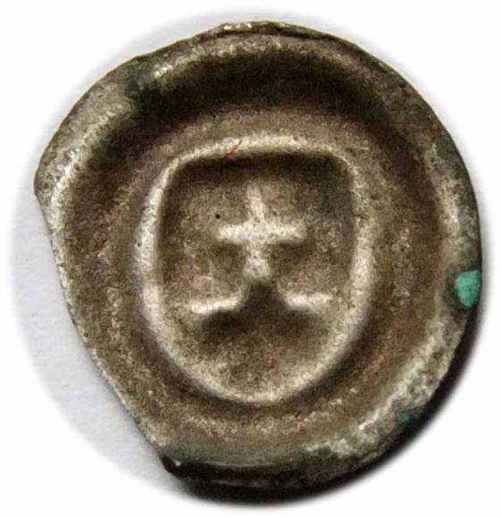 Brakteat Kazimierz Jagiellończyk Elbląg (2)